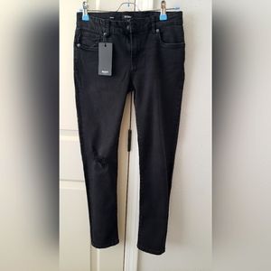 Girl's Hudson black skinny jeans